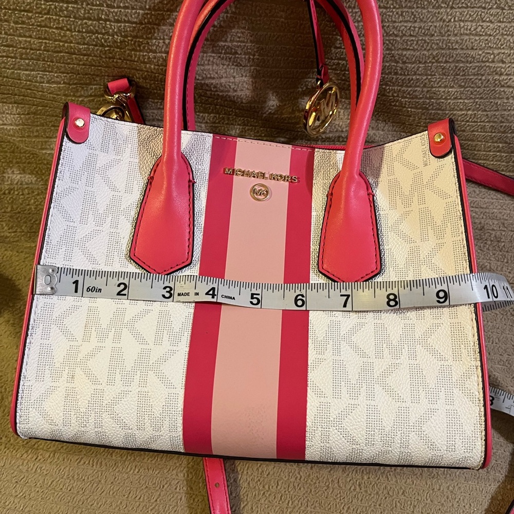 Michael Kors Hibiscus Pink Satchel - Picture 8 of 9